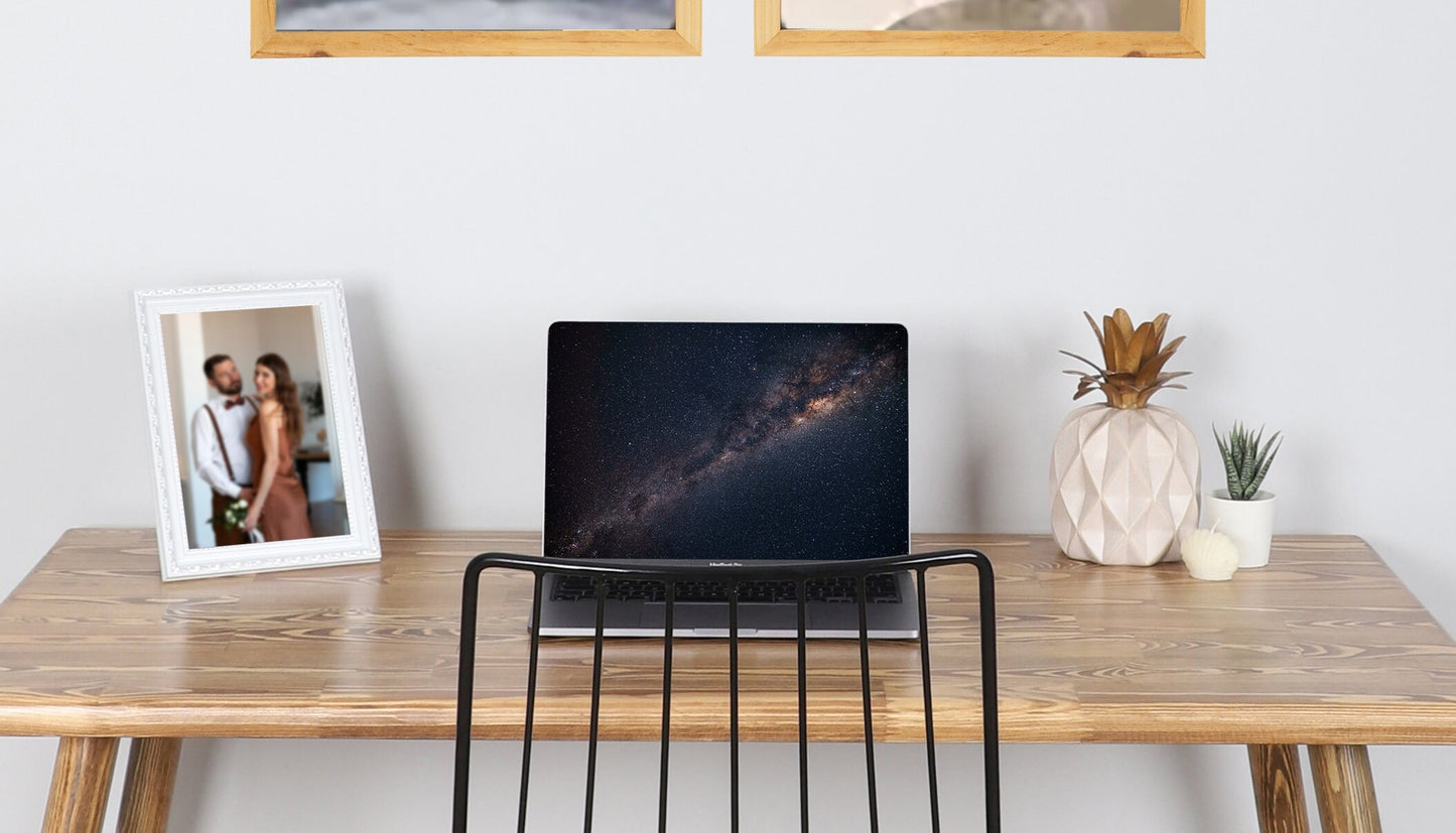 Office Desk, Small Standing Desk, Minimalist Wood Desk, Solid Wood Table