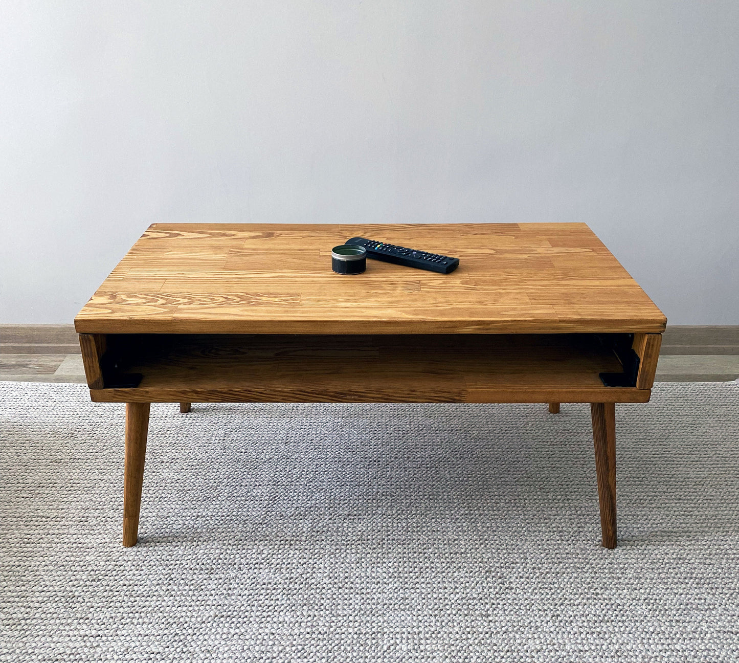 Lift Top Coffee Table with Storage, Small Space Saving Wood Table for Living Room